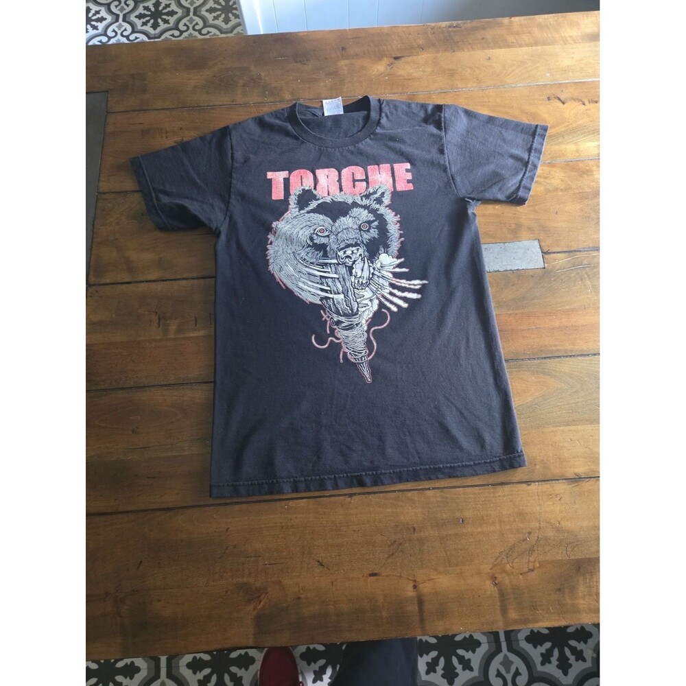 Torche Band Shirt Bear 2004 Doom Sludge Metal Graphic Tee Black S